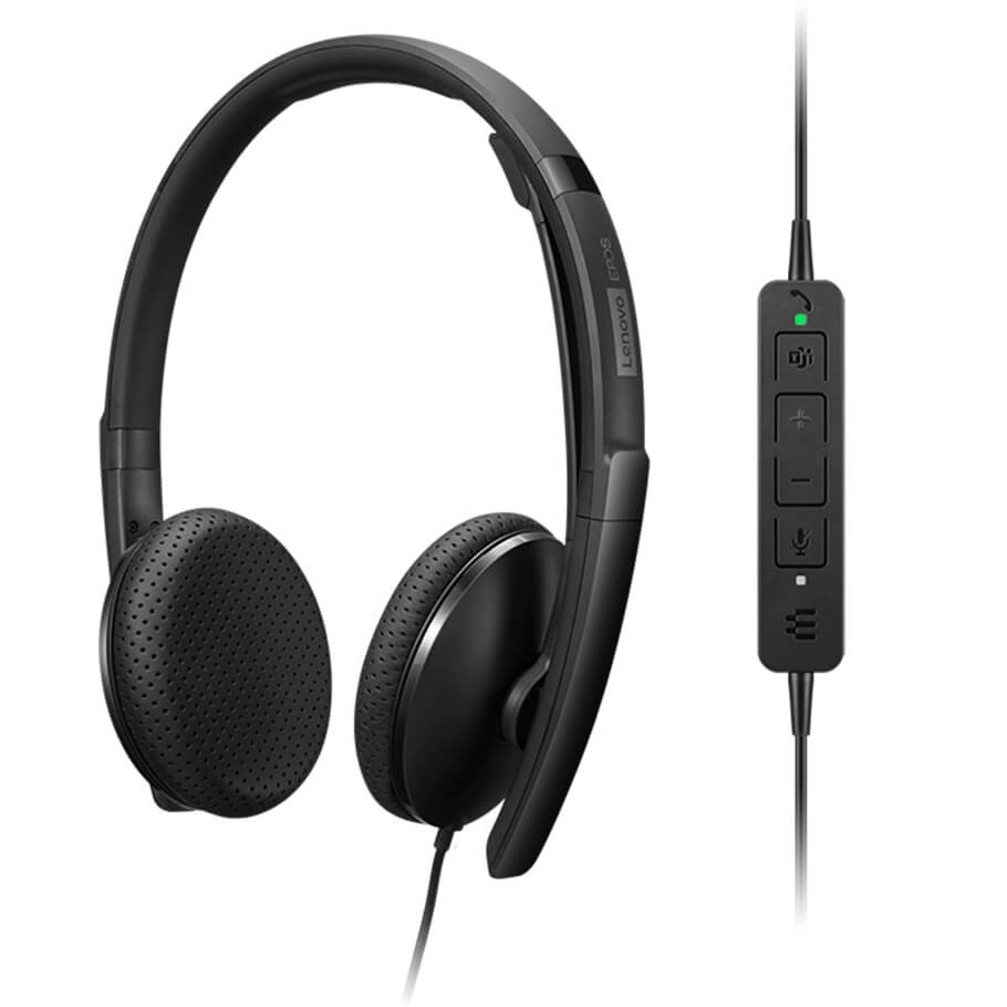 Tai nghe Lenovo Wired VoIP Headset Teams (4XD1M45626)